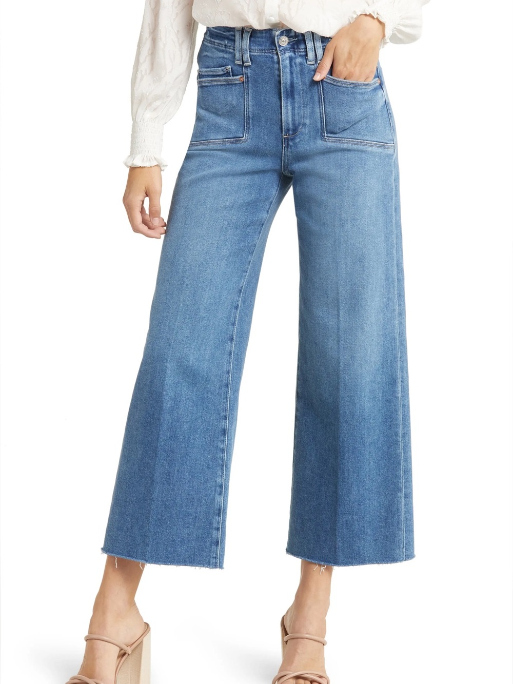 PAIGE Anessa Wide Leg Jeans
